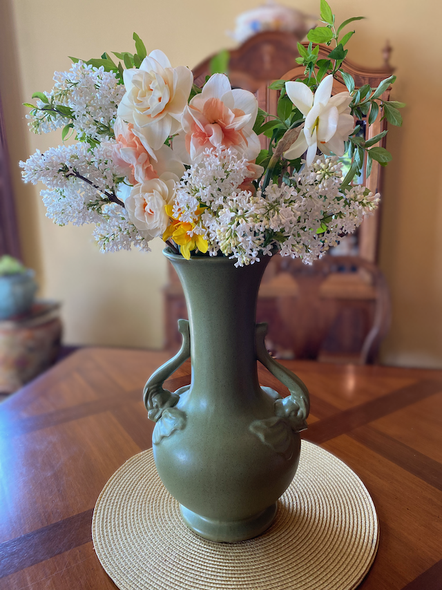 Vase and flowers